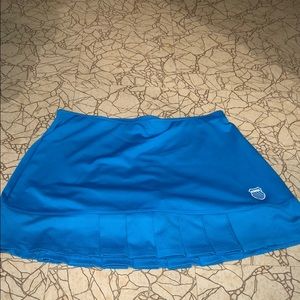 blue kswiss tennis skirt